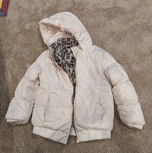 Girls Getty Outdoors Reversible Winter Puffer Coat Size 5